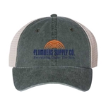 PS201<br>Sportsman Pigment-Dyed Trucker Cap