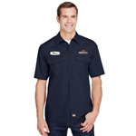 PS112<br>Dickies Men's Flex Short-Sleeve Twill Work Shirt -with Nametag