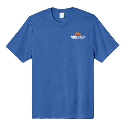 PS123 • Port & Co™ Heather Performance Tee